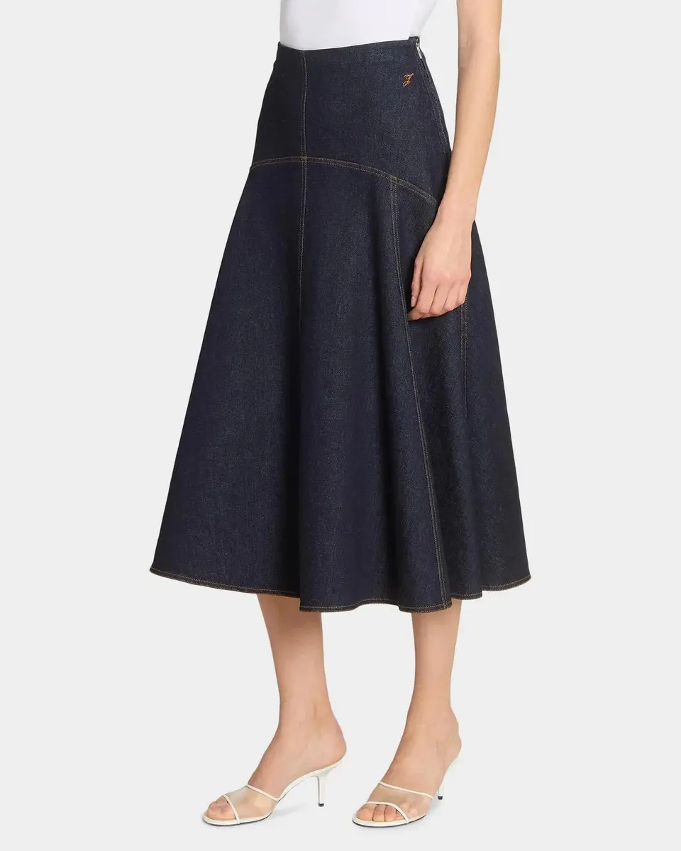Jacquemus La Jupe Triangle de-Nîmes Denim Midi-Skirt | Thumbnail 6 Jacquemus La Jupe Triangle de-Nîmes Denim Midi-Skirt | Thumbnail 6