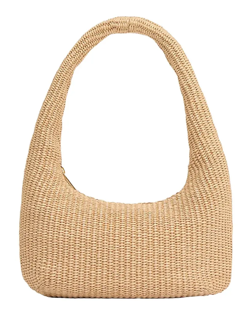 Gnocchi Mini Raffia-Effect Top-Handle Bag Gnocchi Mini Raffia-Effect Top-Handle Bag