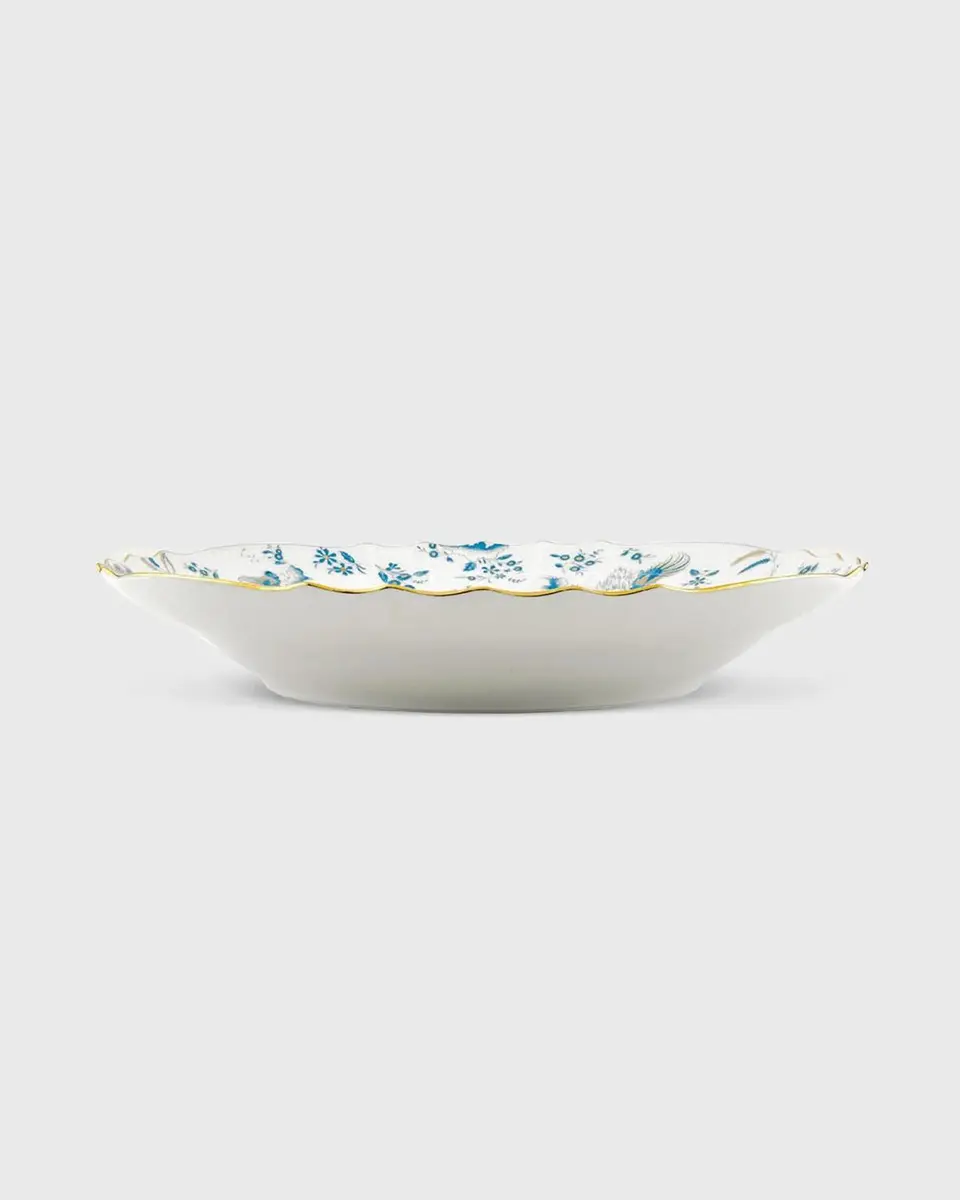 GINORI 1735 Oro di Doccia Large Round Platter, Turchese | Thumbnail 4 GINORI 1735 Oro di Doccia Large Round Platter, Turchese | Thumbnail 4