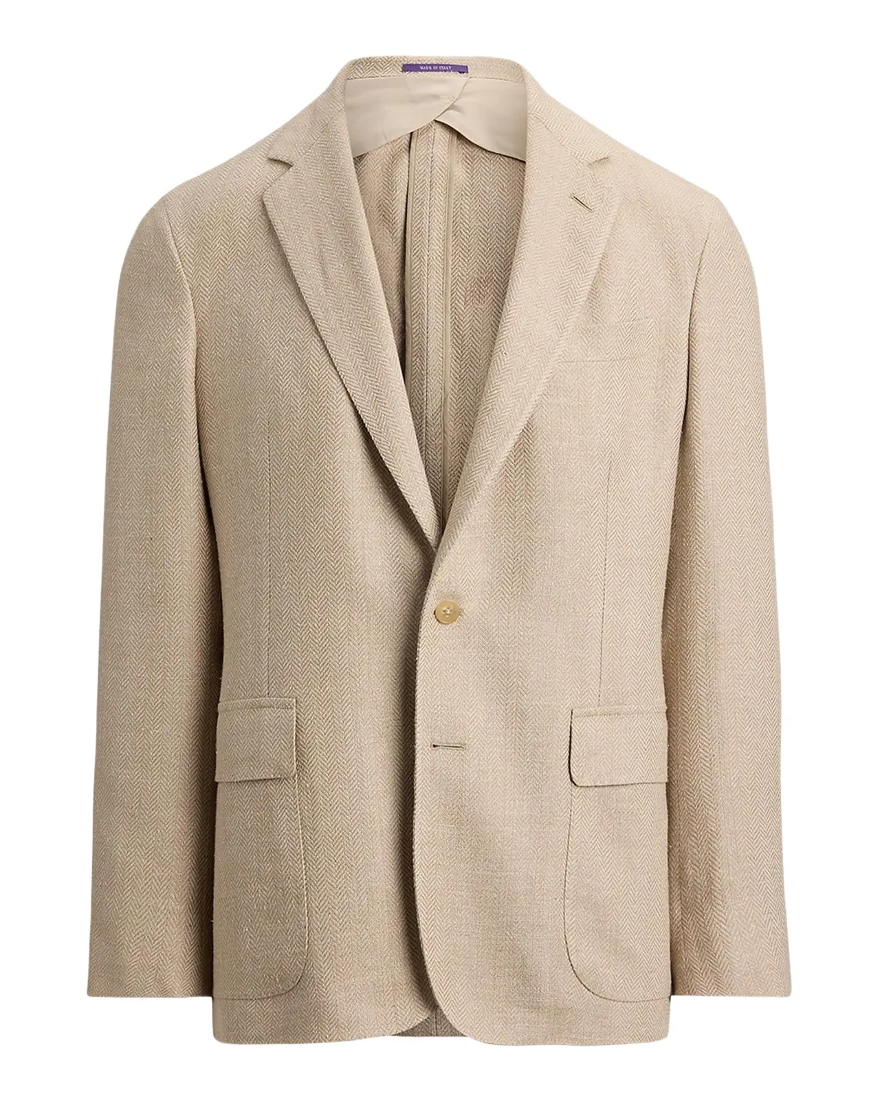 Ralph Lauren Purple Label Men's Hadley Hand-Tailored Herringbone Jacket