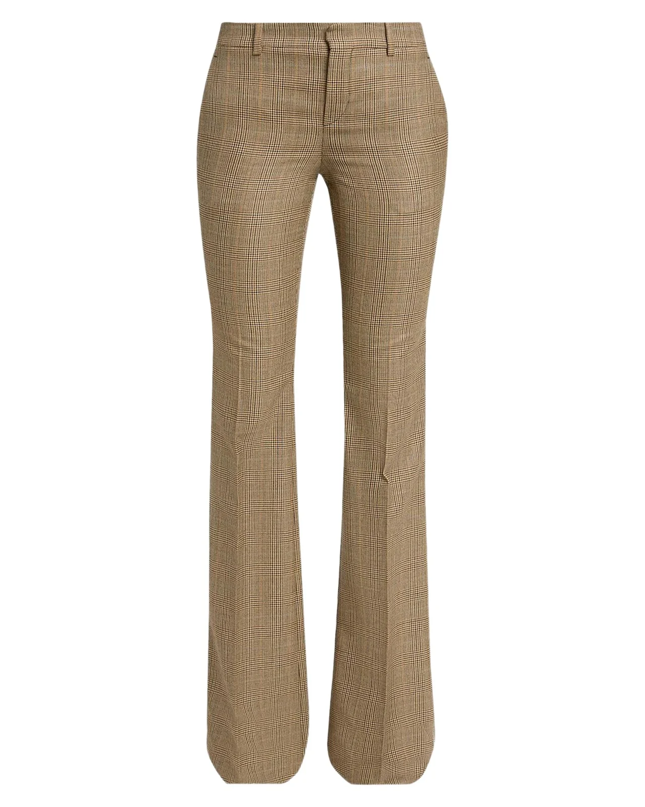 Puppytooth Prince of Wales Wool Flared Pants Puppytooth Prince of Wales Wool Flared Pants