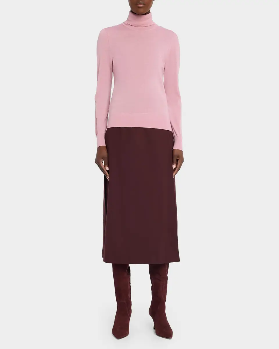 Lafayette 148 New York A-Line Stretch Wool Midi Skirt | Thumbnail 2 Lafayette 148 New York A-Line Stretch Wool Midi Skirt | Thumbnail 2