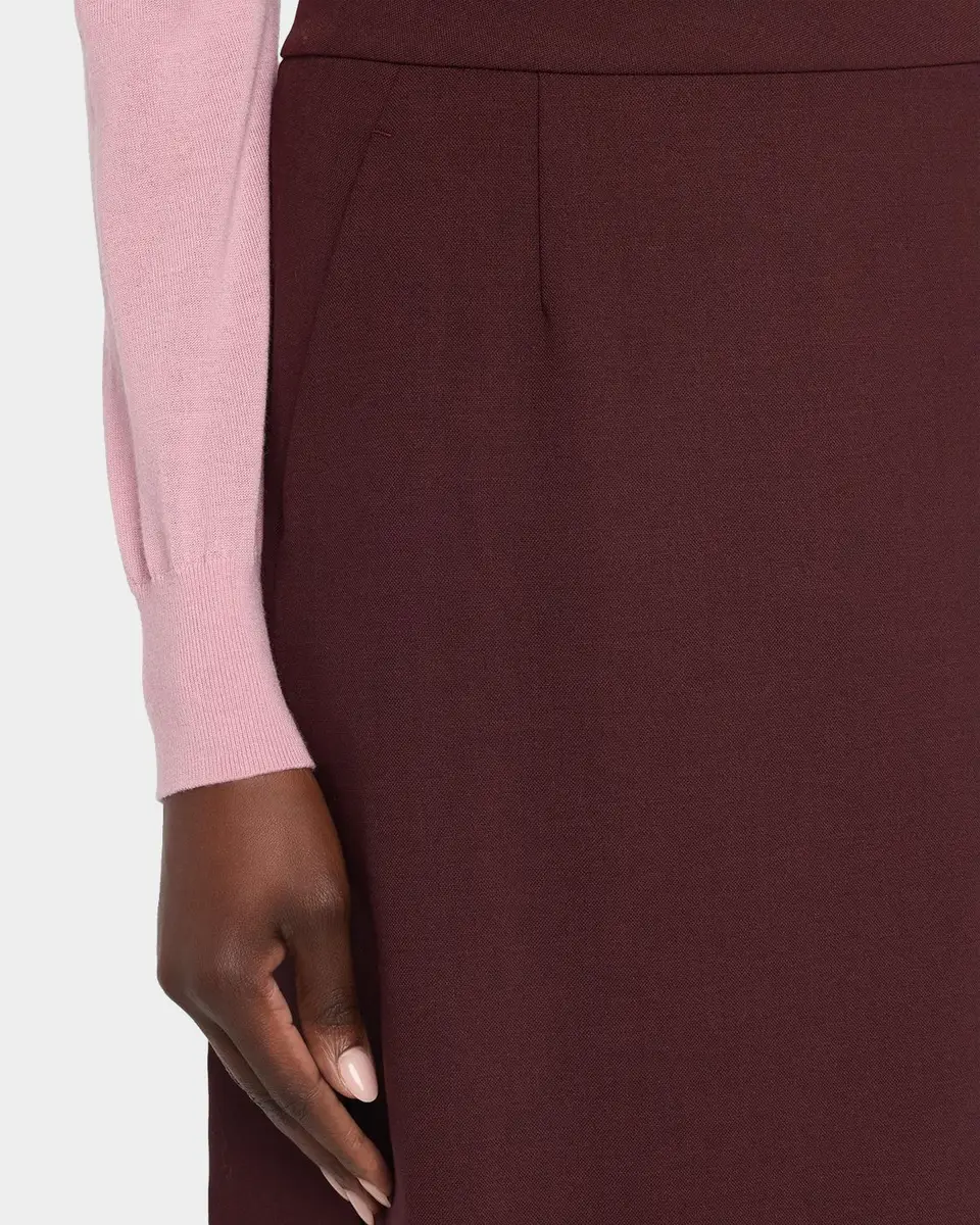 Lafayette 148 New York A-Line Stretch Wool Midi Skirt | Thumbnail 5 Lafayette 148 New York A-Line Stretch Wool Midi Skirt | Thumbnail 5