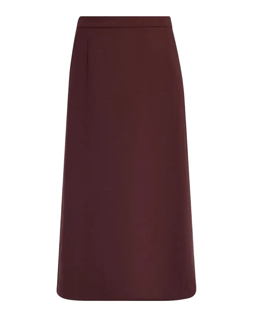 Lafayette 148 New York A-Line Stretch Wool Midi Skirt | Image 1 Lafayette 148 New York A-Line Stretch Wool Midi Skirt | Image 1