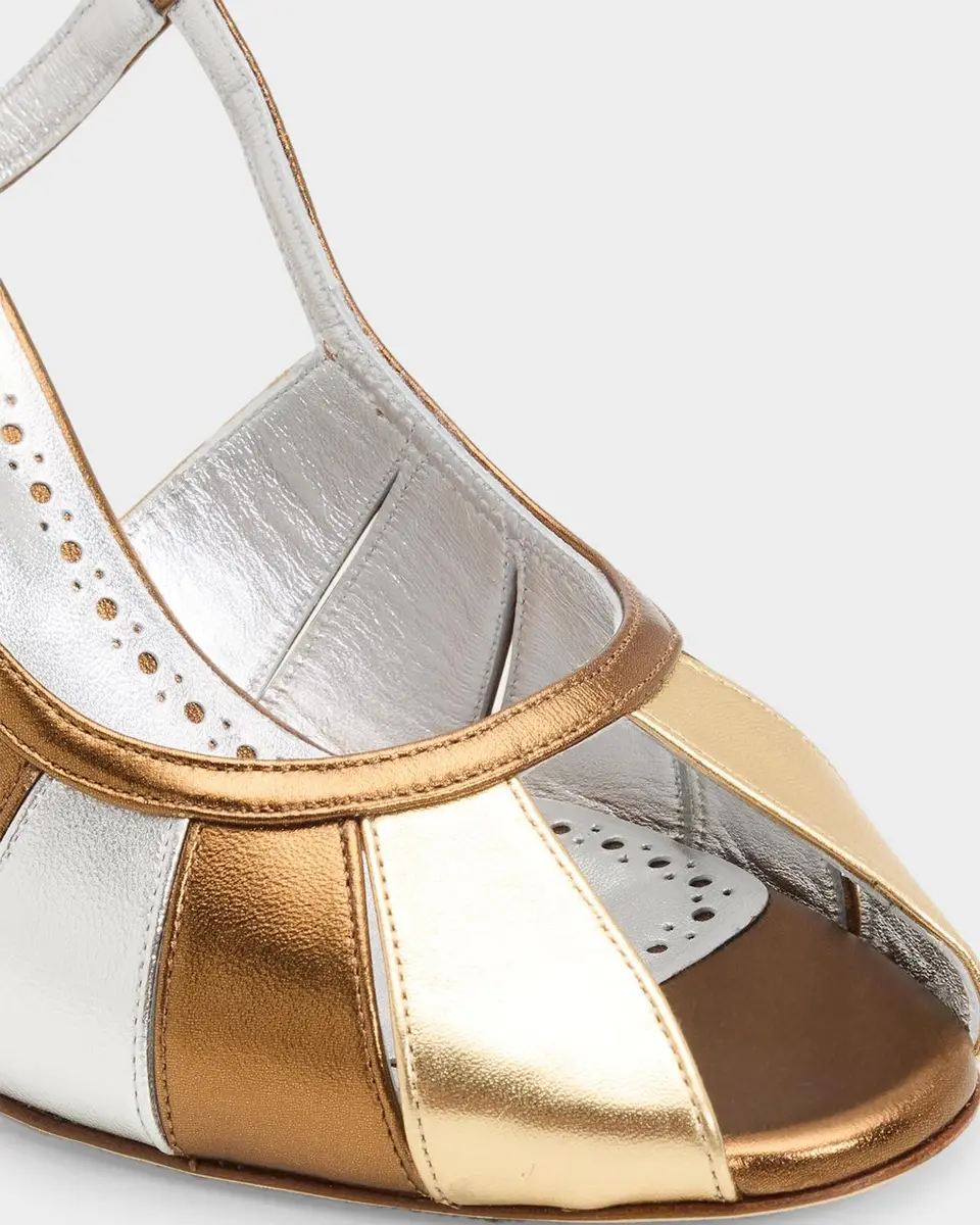 Manolo Blahnik 90mm Coludadhi Metallic Leather Sandals | Thumbnail 3 Manolo Blahnik 90mm Coludadhi Metallic Leather Sandals | Thumbnail 3