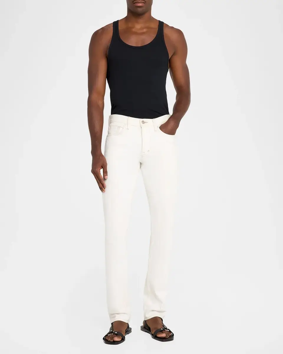 Tom Ford Men's Cole Smooth Leather Sandals | Thumbnail 3