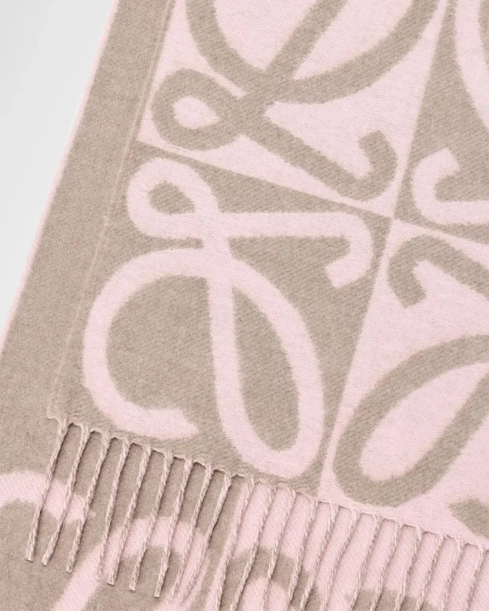 Loewe Wool and Cashmere Anagram Scarf | Thumbnail 3 Loewe Wool and Cashmere Anagram Scarf | Thumbnail 3