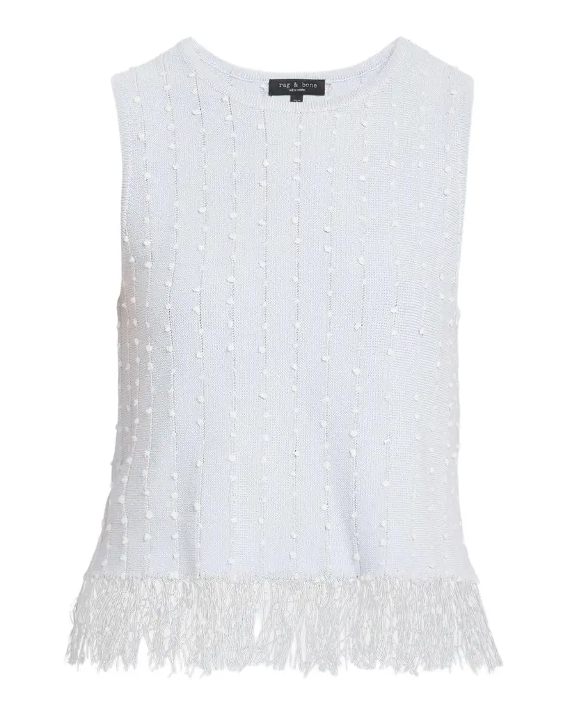 rag & bone James Crochet Fringed Tank