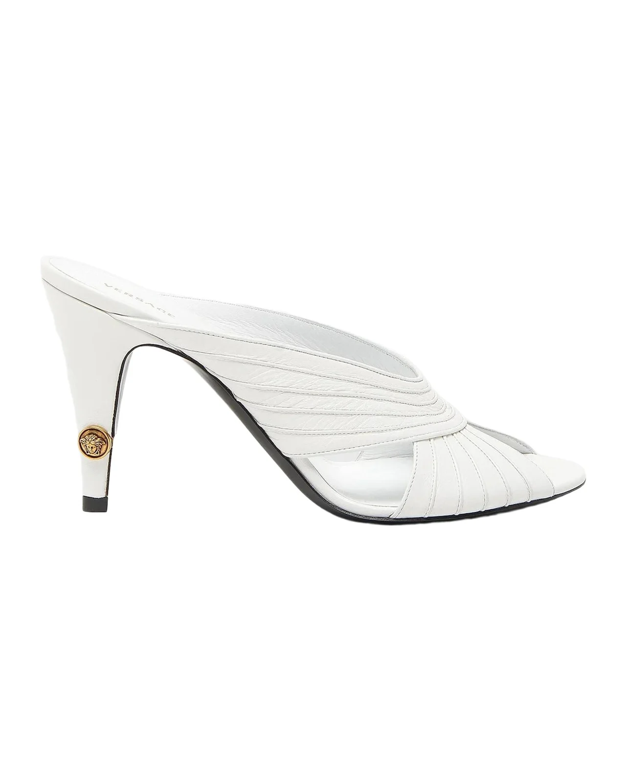 Versace Medusa 90MM Leather Mules