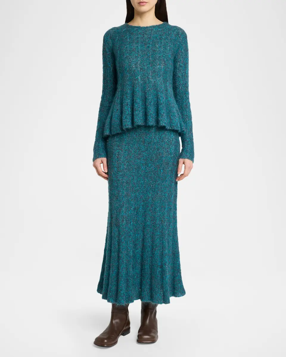 Proenza Schouler Joelle Wide-Rib Ankle Skirt | Thumbnail 2
