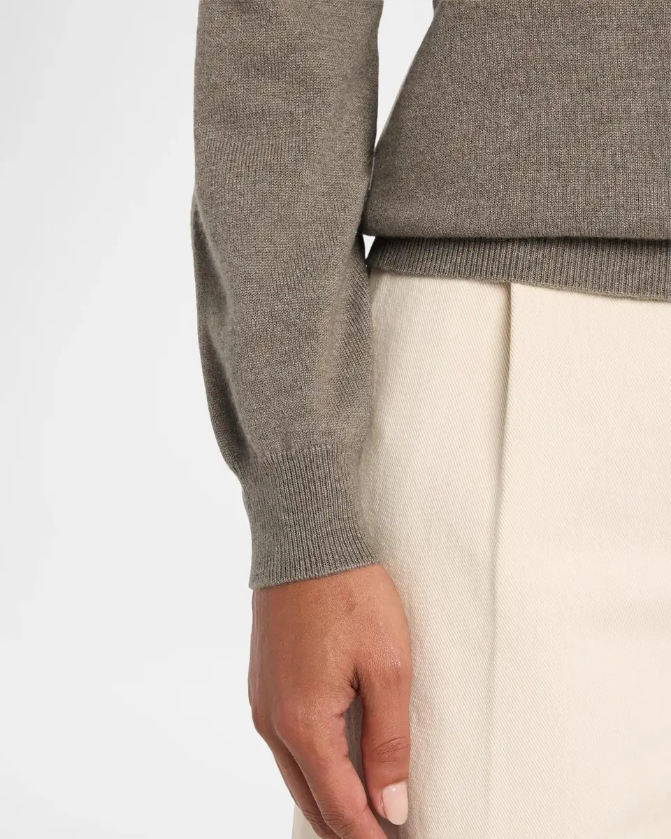 Brunello Cucinelli Cashmere Fitted Crewneck Sweater | Thumbnail 5 Brunello Cucinelli Cashmere Fitted Crewneck Sweater | Thumbnail 5