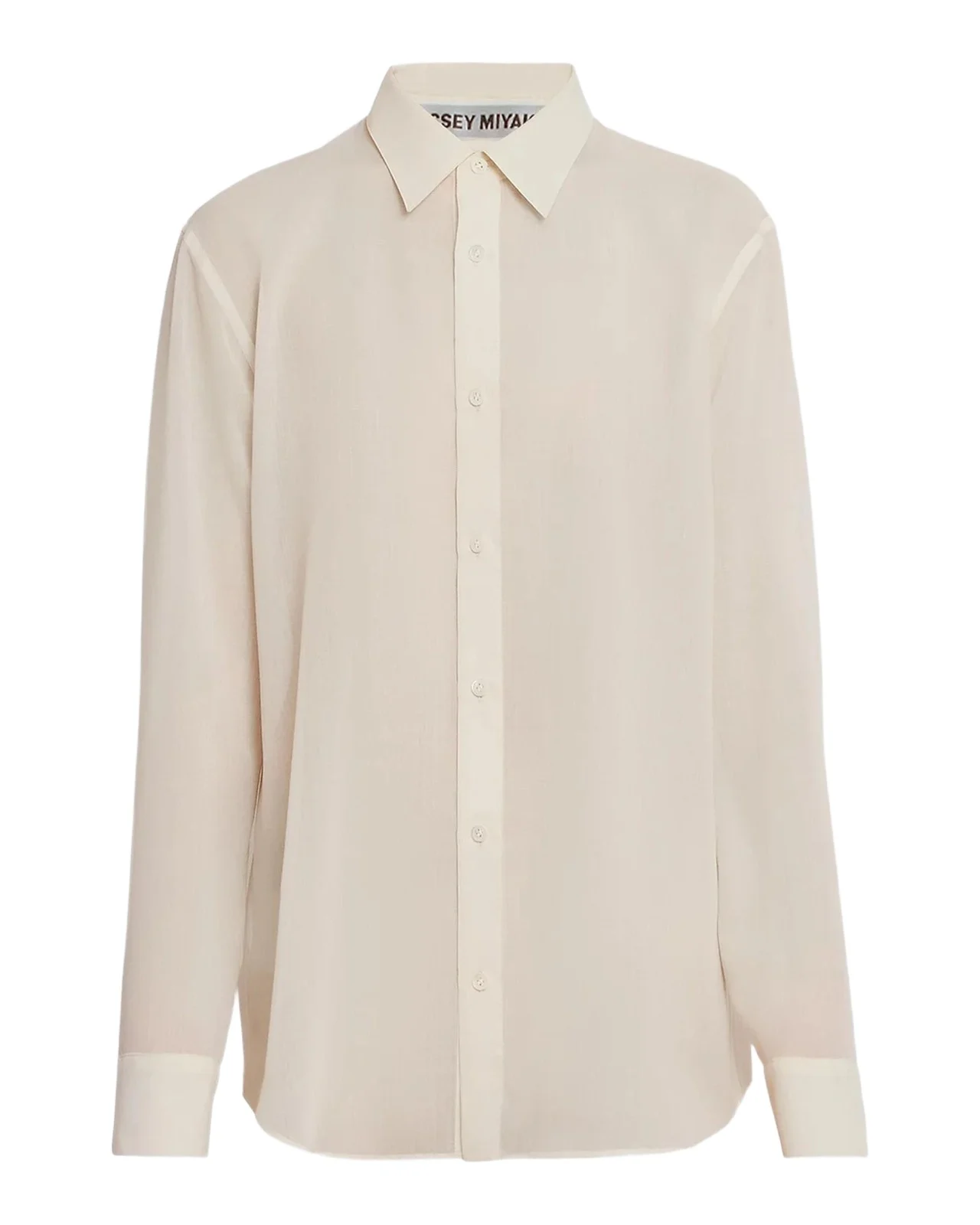 Issey Miyake Sheer Wool-Blend Shirt