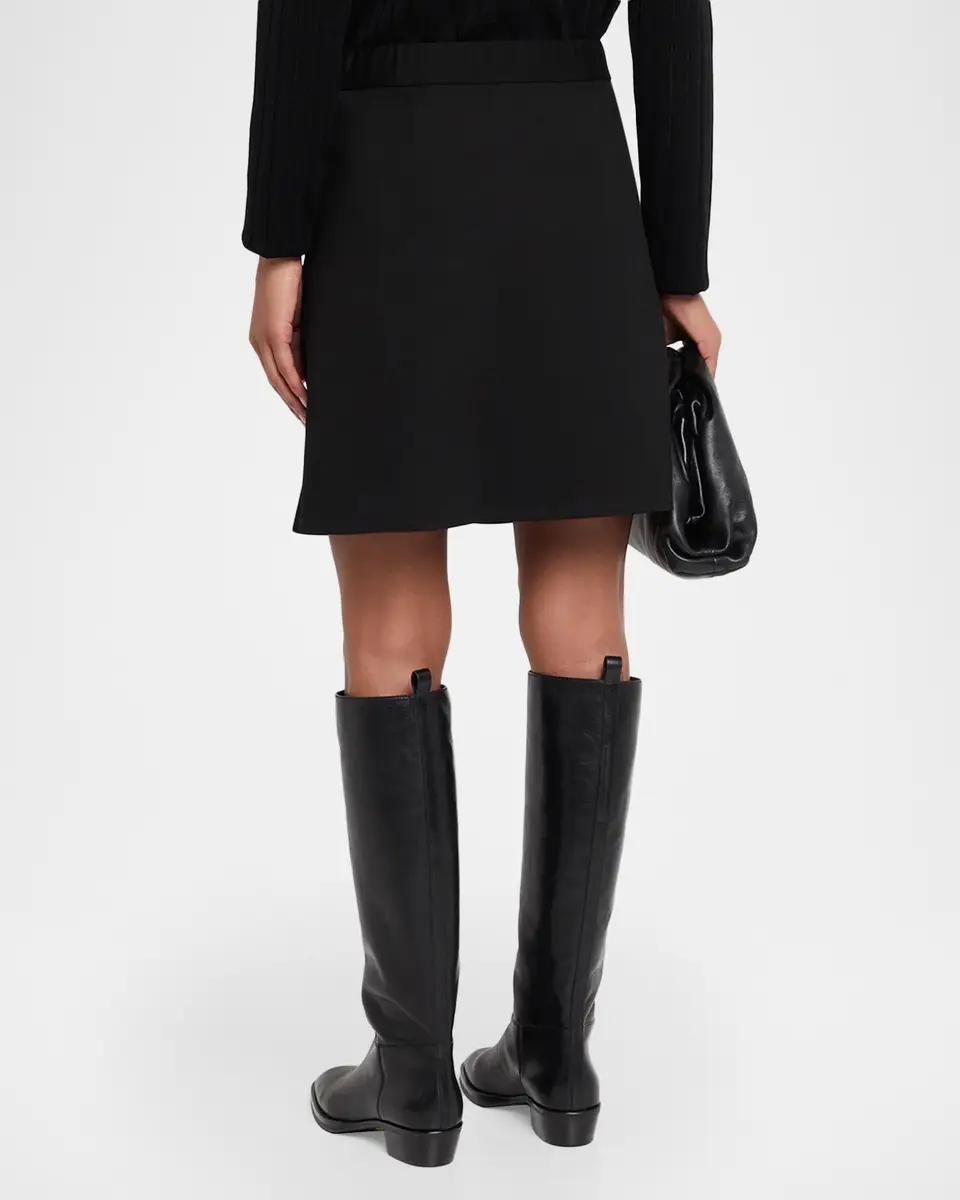 Eileen Fisher Double Knit Mini Skirt | Thumbnail 3 Eileen Fisher Double Knit Mini Skirt | Thumbnail 3