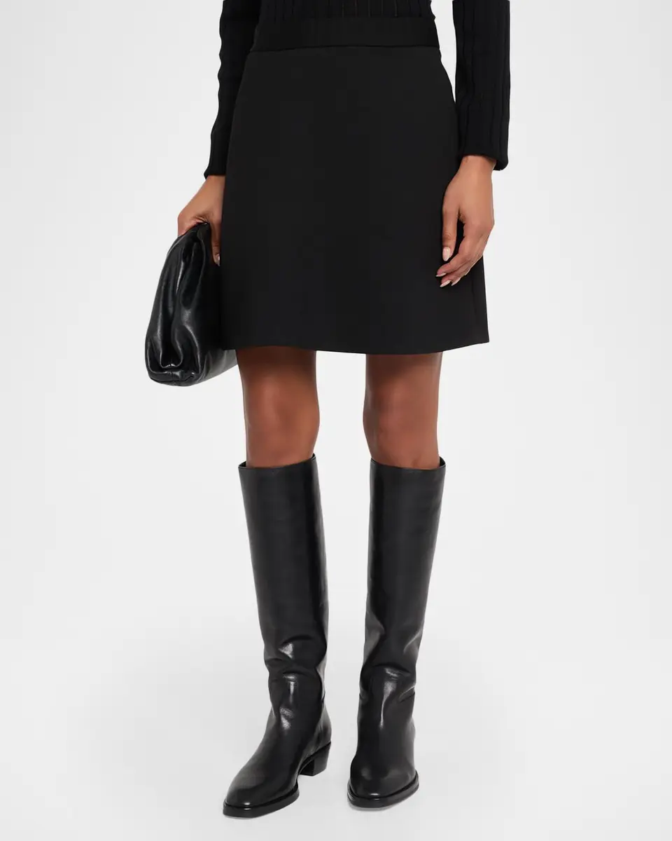 Eileen Fisher Double Knit Mini Skirt | Thumbnail 4 Eileen Fisher Double Knit Mini Skirt | Thumbnail 4
