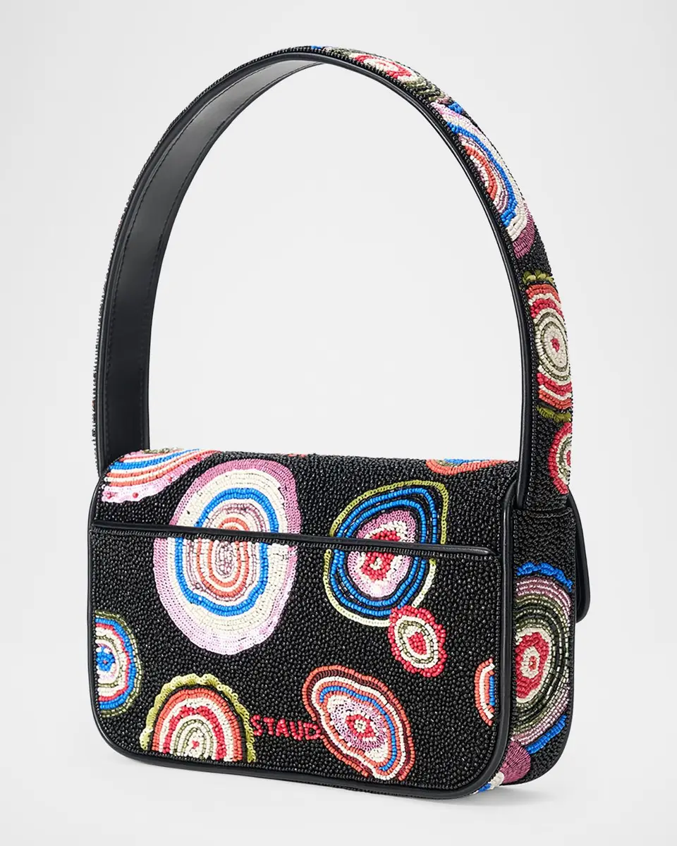 Staud Tommy Beaded Shoulder Bag | Thumbnail 2