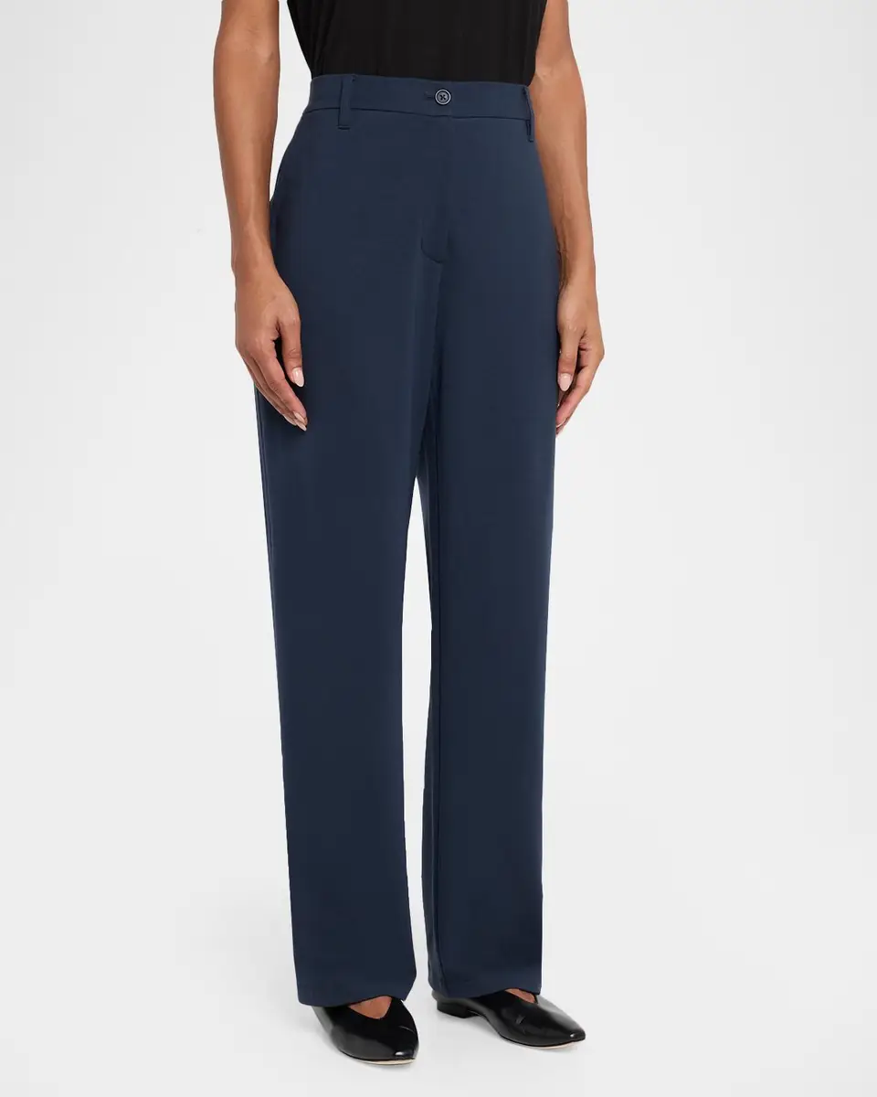 Eileen Fisher Tapered Double-Knit Trousers | Thumbnail 4 Eileen Fisher Tapered Double-Knit Trousers | Thumbnail 4