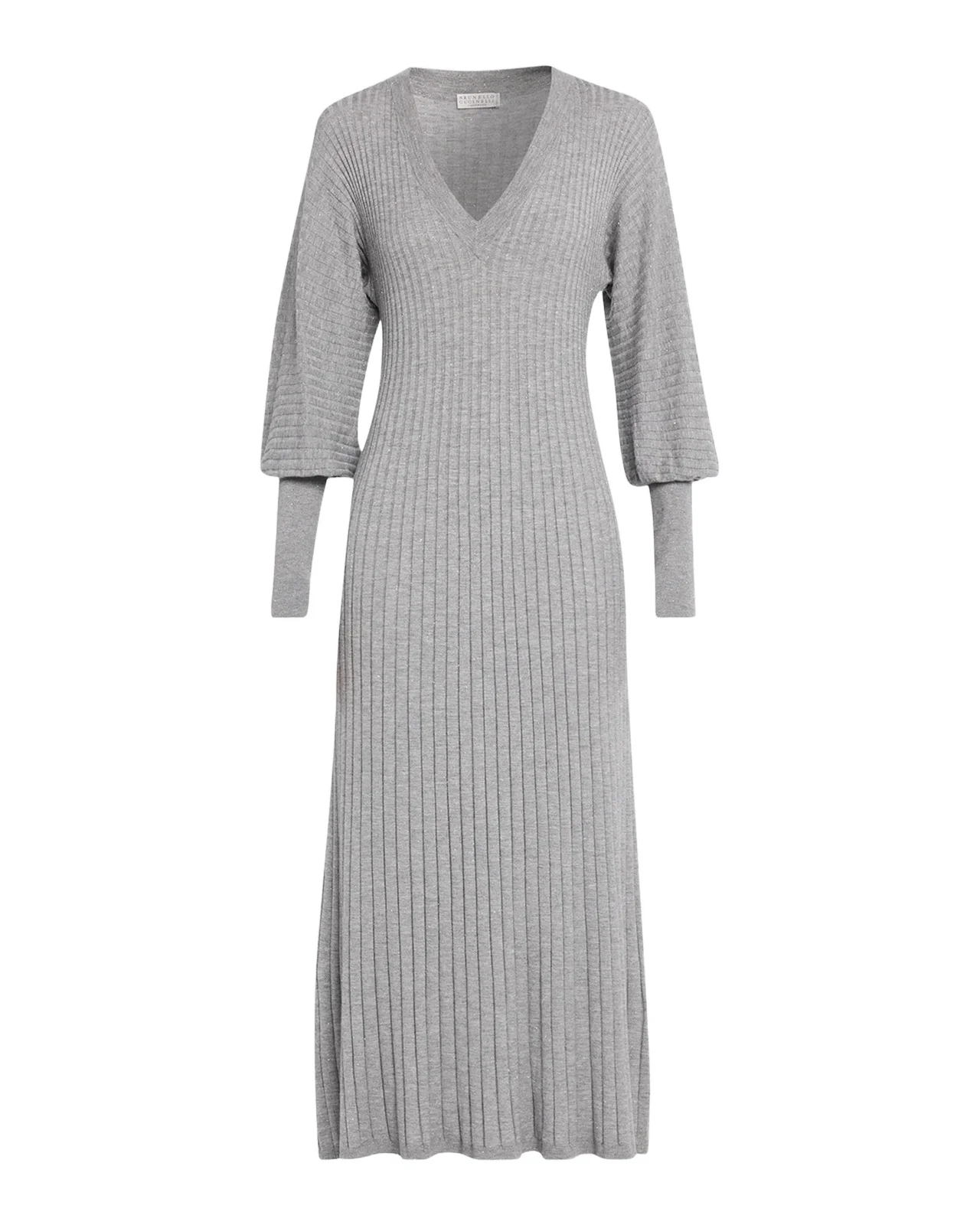 Sparkle Cashmere Rib Long-Sleeve Midi Dress Sparkle Cashmere Rib Long-Sleeve Midi Dress