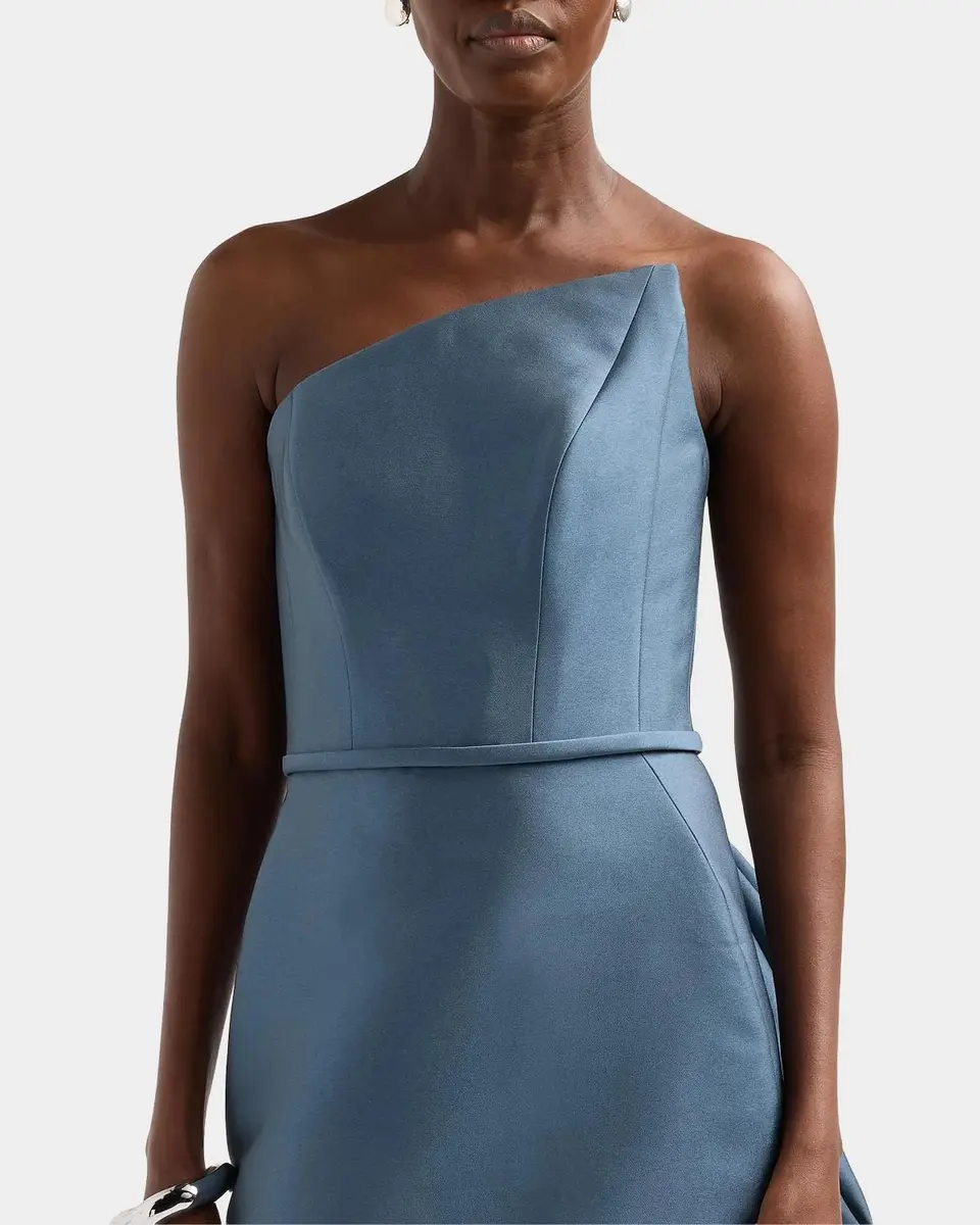 Amsale Strapless Column Gown | Thumbnail 5 Amsale Strapless Column Gown | Thumbnail 5