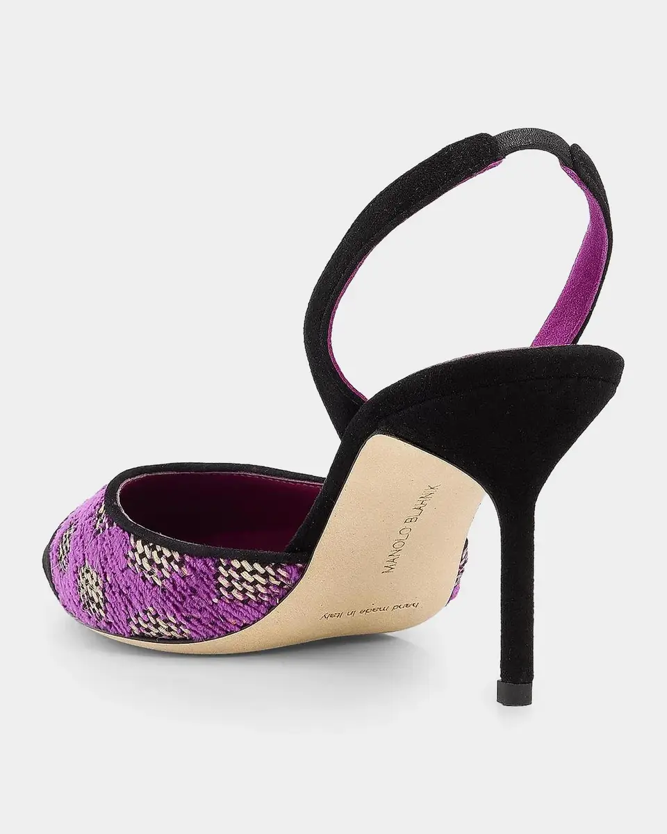 Manolo Blahnik Capsli Gala Slingback Pumps | Thumbnail 4 Manolo Blahnik Capsli Gala Slingback Pumps | Thumbnail 4