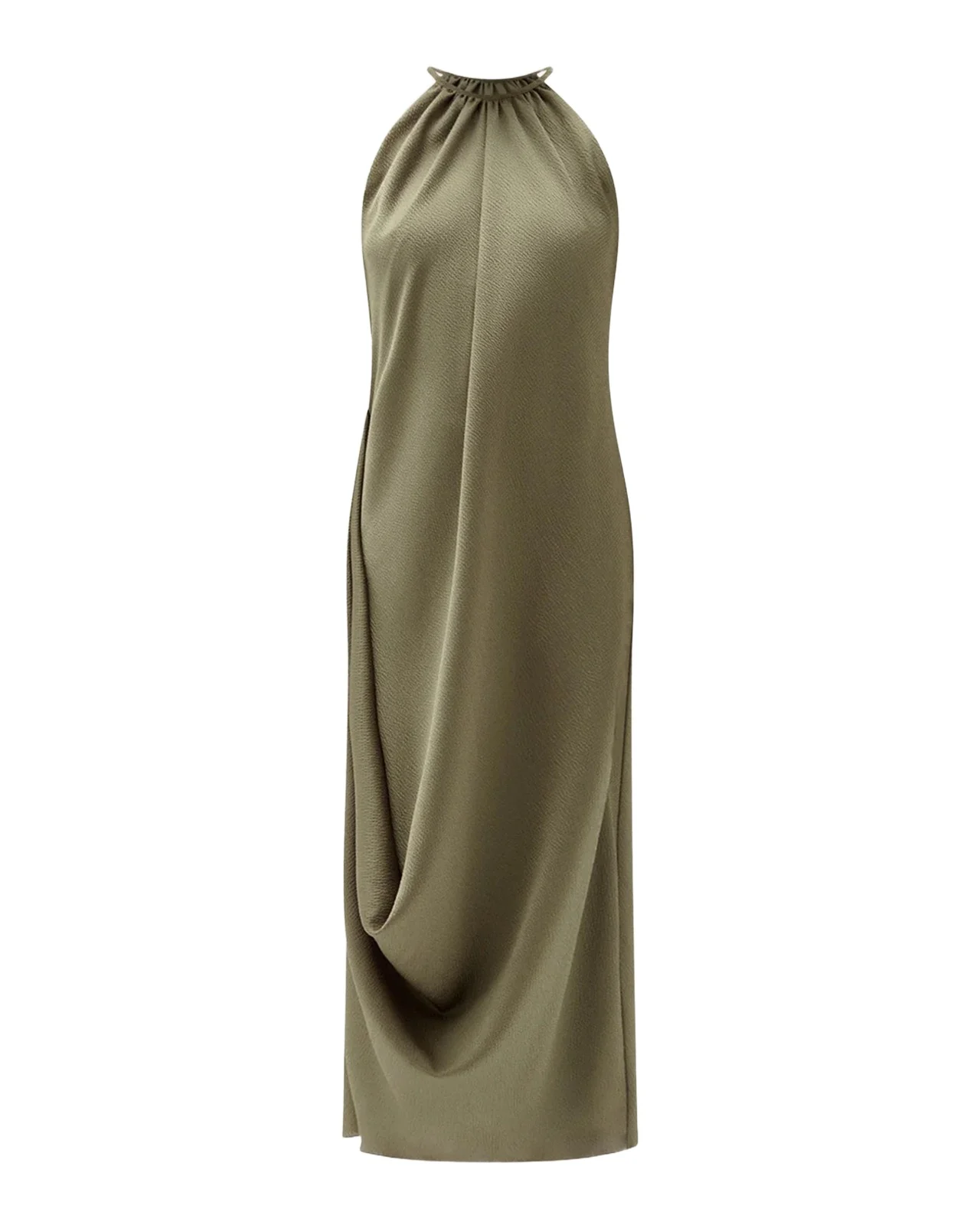 Halterneck Draped Midi Dress Halterneck Draped Midi Dress