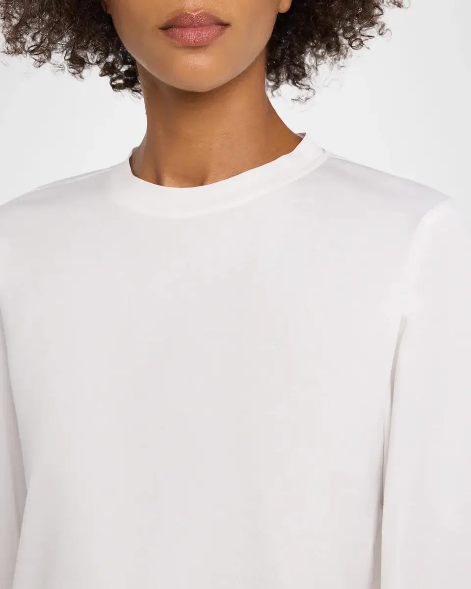 Brunello Cucinelli Long-Sleeve Monili Crewneck Cotton T-Shirt | Thumbnail 5 Brunello Cucinelli Long-Sleeve Monili Crewneck Cotton T-Shirt | Thumbnail 5