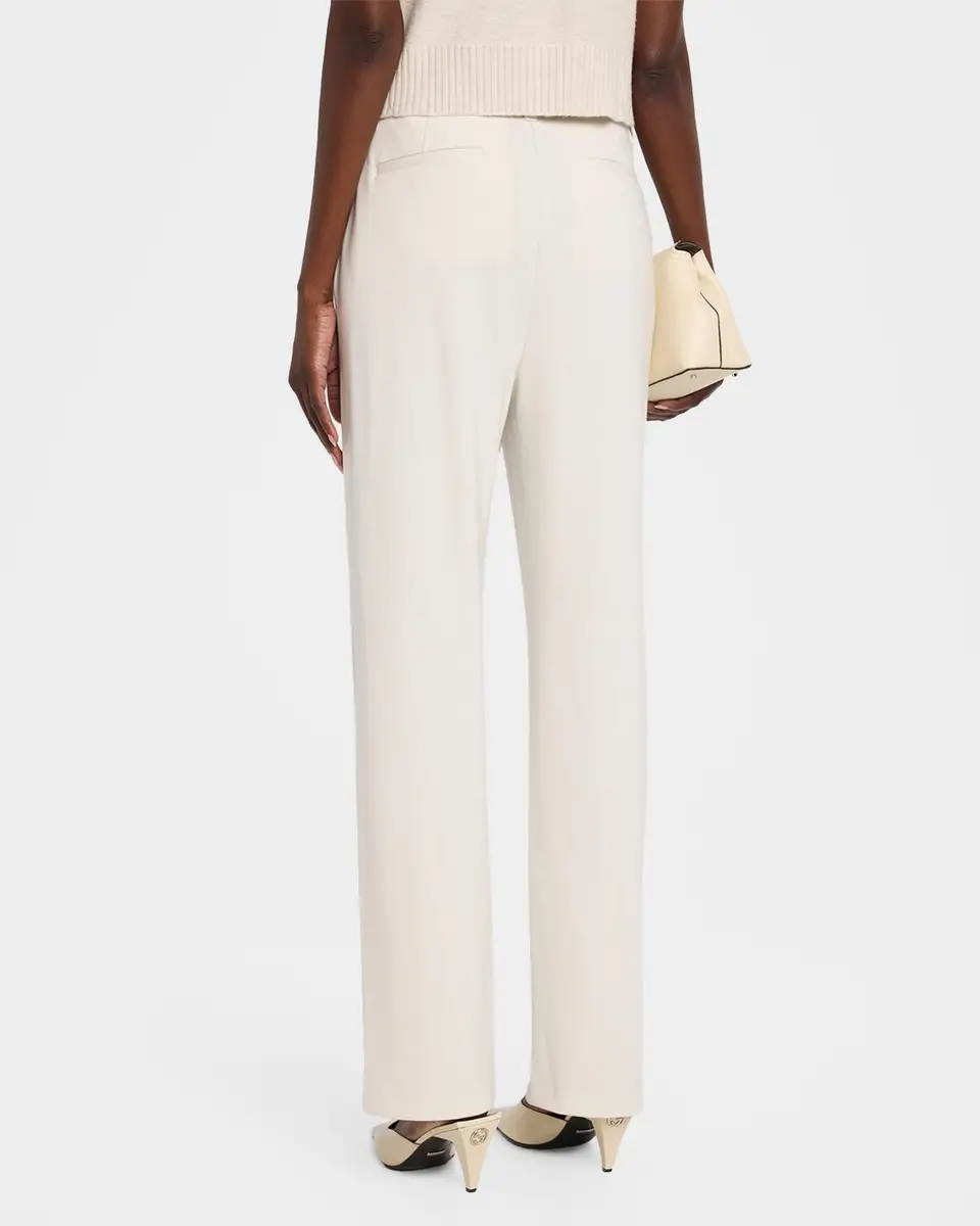 Eileen Fisher Tapered Double-Knit Trousers | Thumbnail 3 Eileen Fisher Tapered Double-Knit Trousers | Thumbnail 3