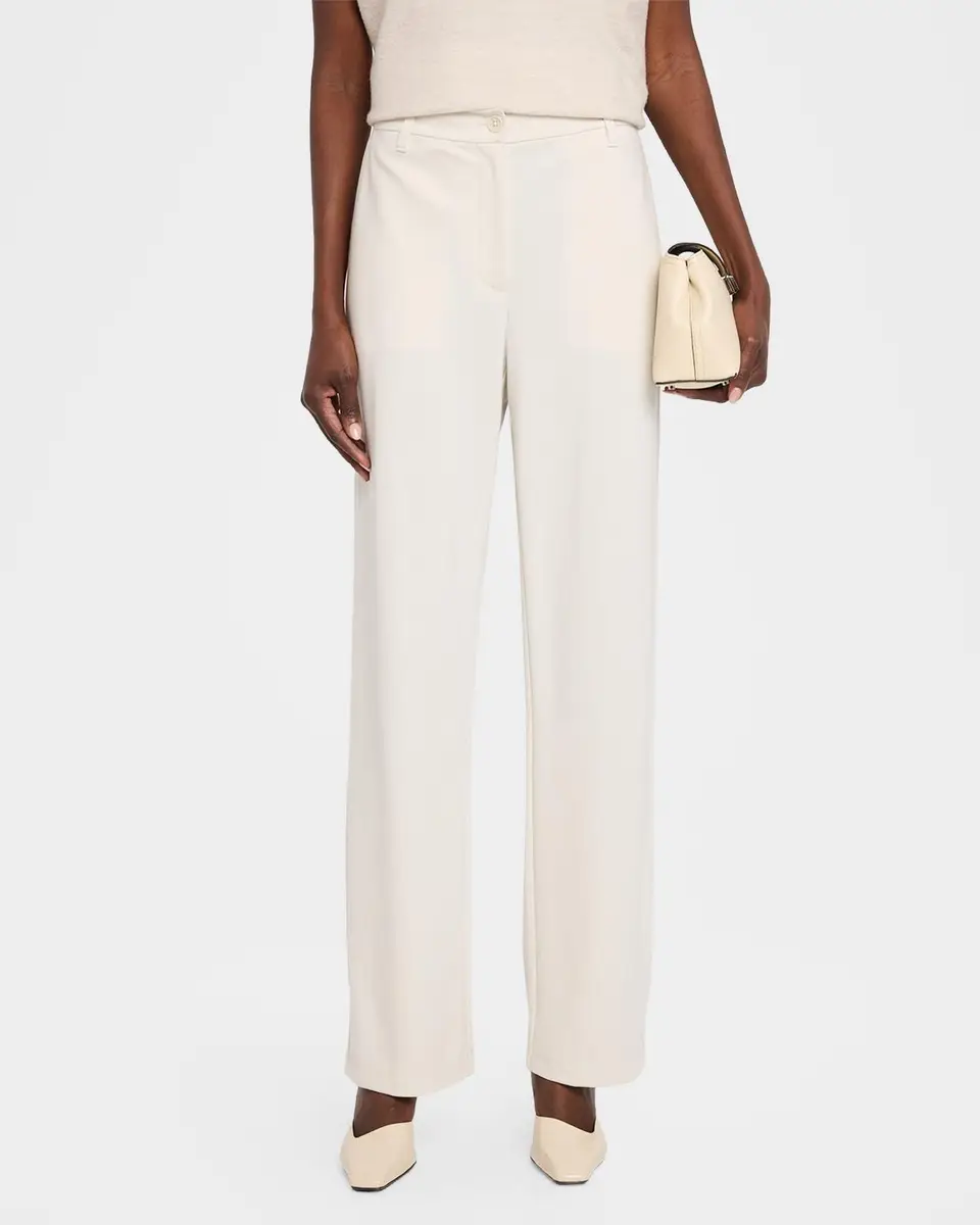 Eileen Fisher Tapered Double-Knit Trousers | Thumbnail 4 Eileen Fisher Tapered Double-Knit Trousers | Thumbnail 4