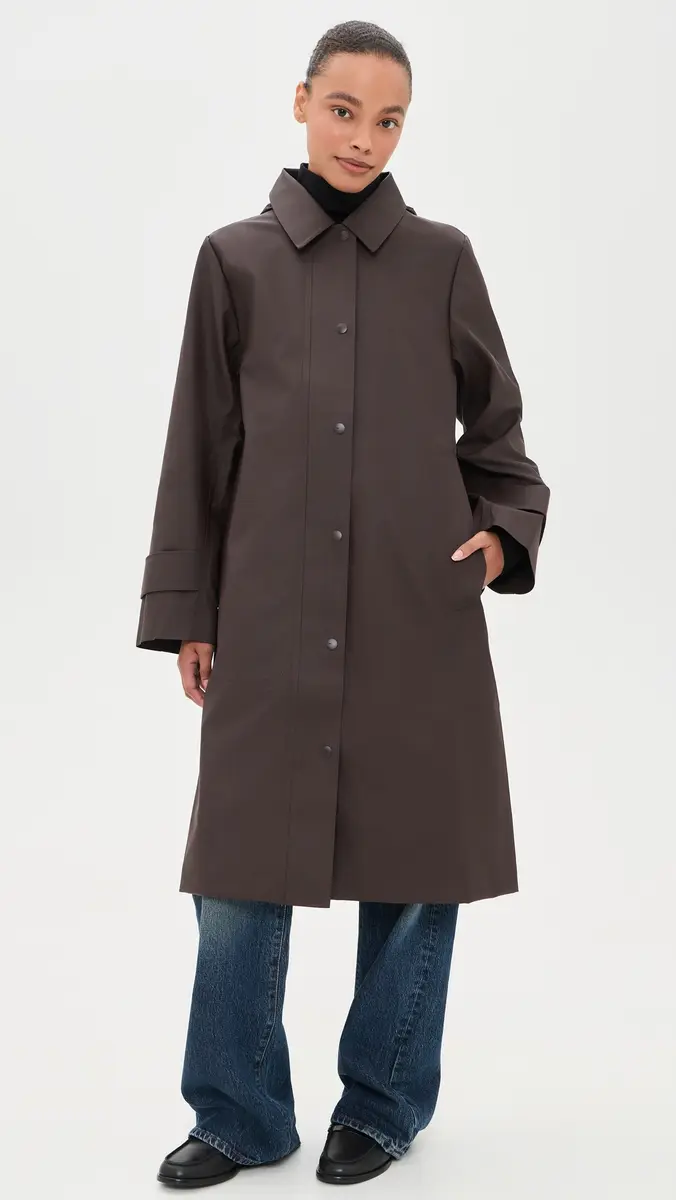 Rains Nara Long Jacket | Thumbnail 2