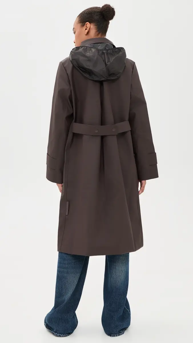 Rains Nara Long Jacket | Thumbnail 3