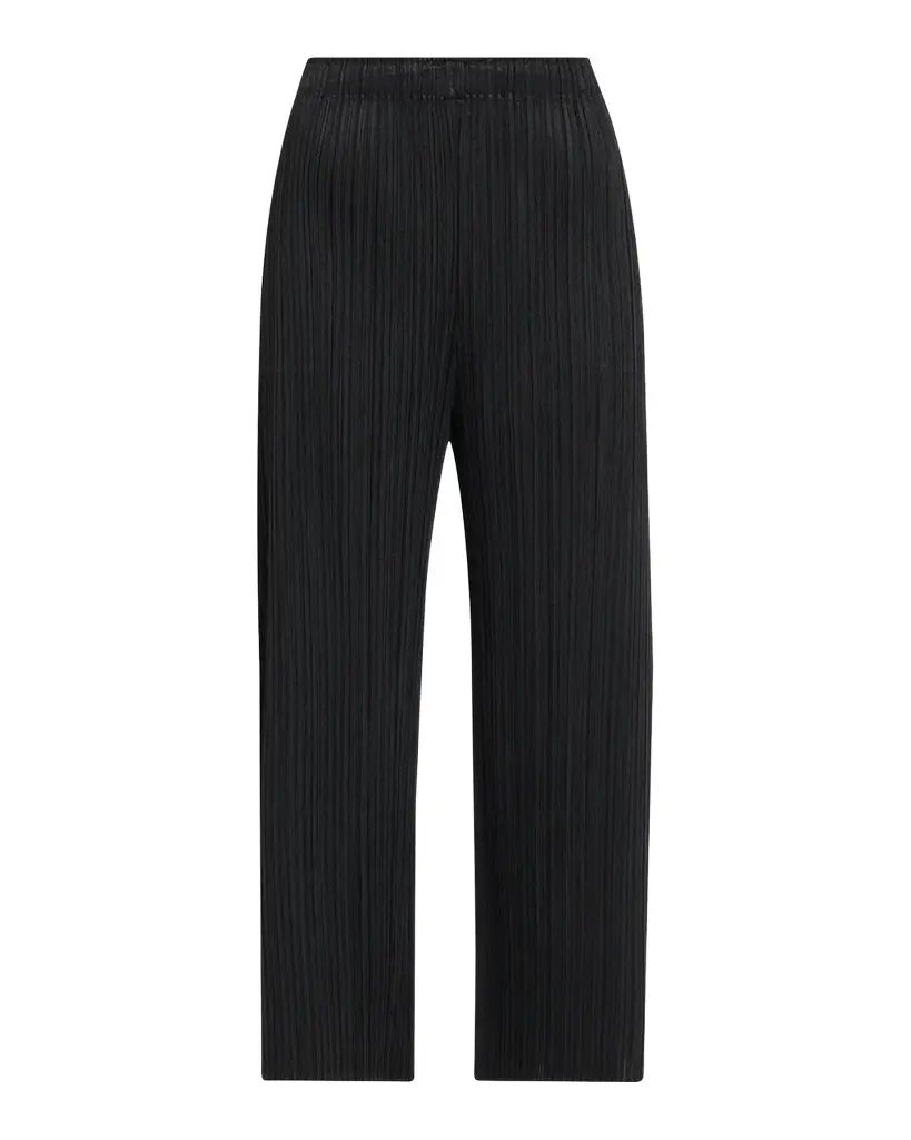 Issey Miyake Monthly Colors: July Pleated Wide-Leg Crop Pants | Image 1 Issey Miyake Monthly Colors: July Pleated Wide-Leg Crop Pants | Image 1