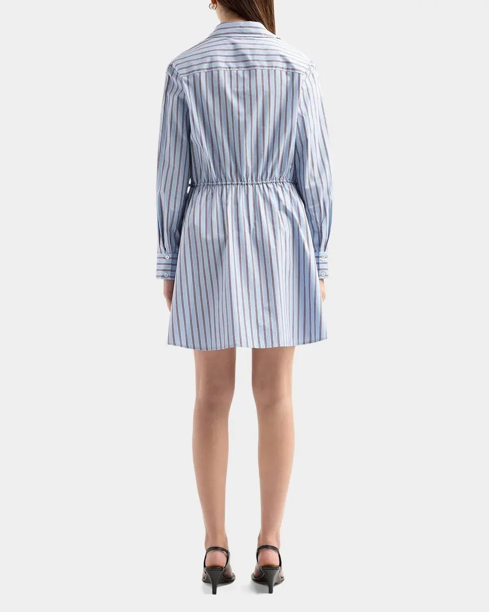 Toccin Kirby Long-Sleeve Striped Poplin Mini Shirtdress | Thumbnail 3 Toccin Kirby Long-Sleeve Striped Poplin Mini Shirtdress | Thumbnail 3