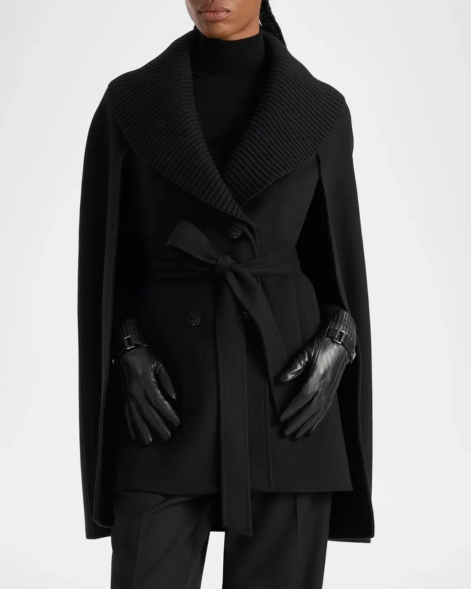 Mackage Susie-Z Double-Breasted Wool Cape | Thumbnail 4 Mackage Susie-Z Double-Breasted Wool Cape | Thumbnail 4