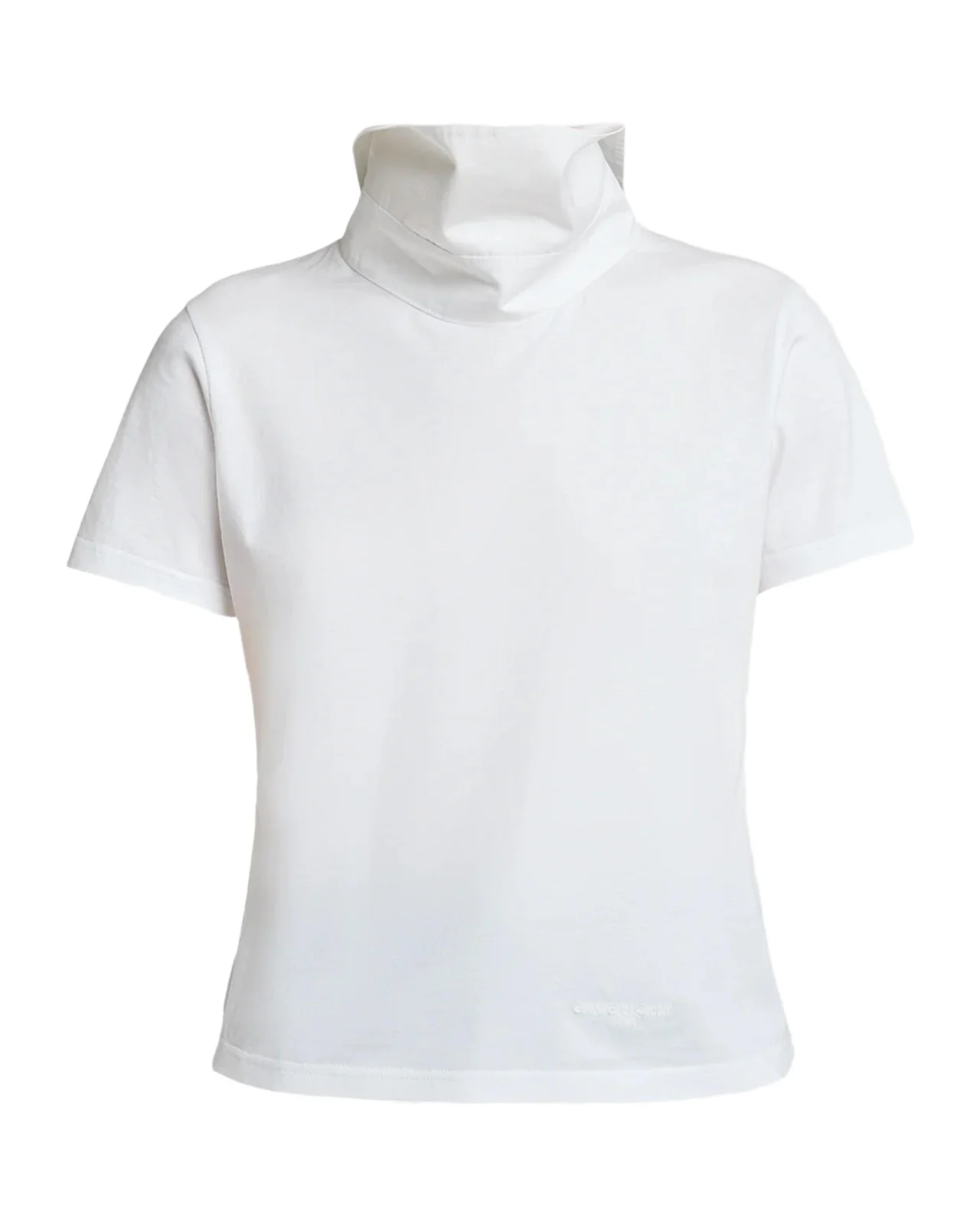Givenchy Cotton Poplin Stand-Collar Top