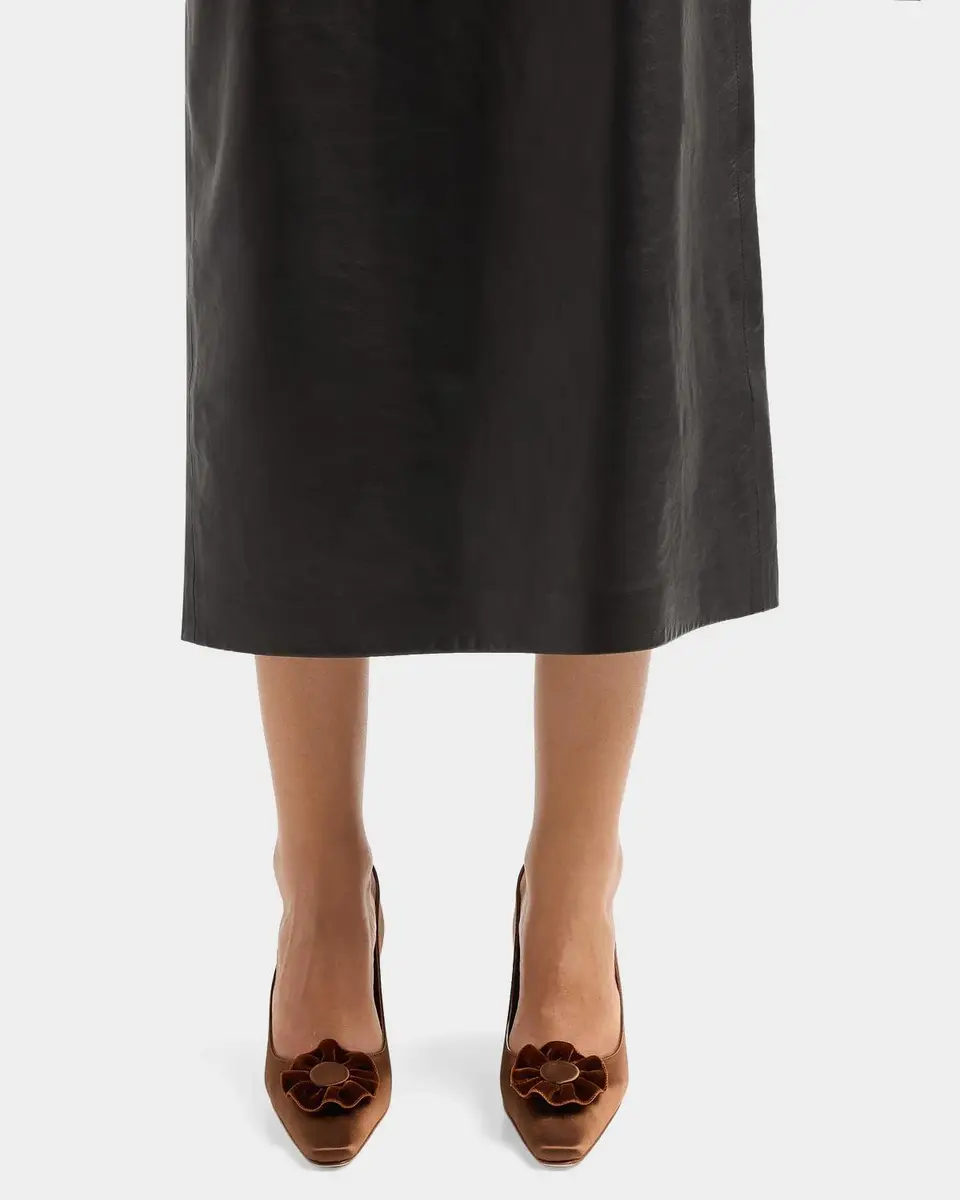 Manolo Blahnik Fortan 70MM Satin Stiletto Pumps | Thumbnail 2