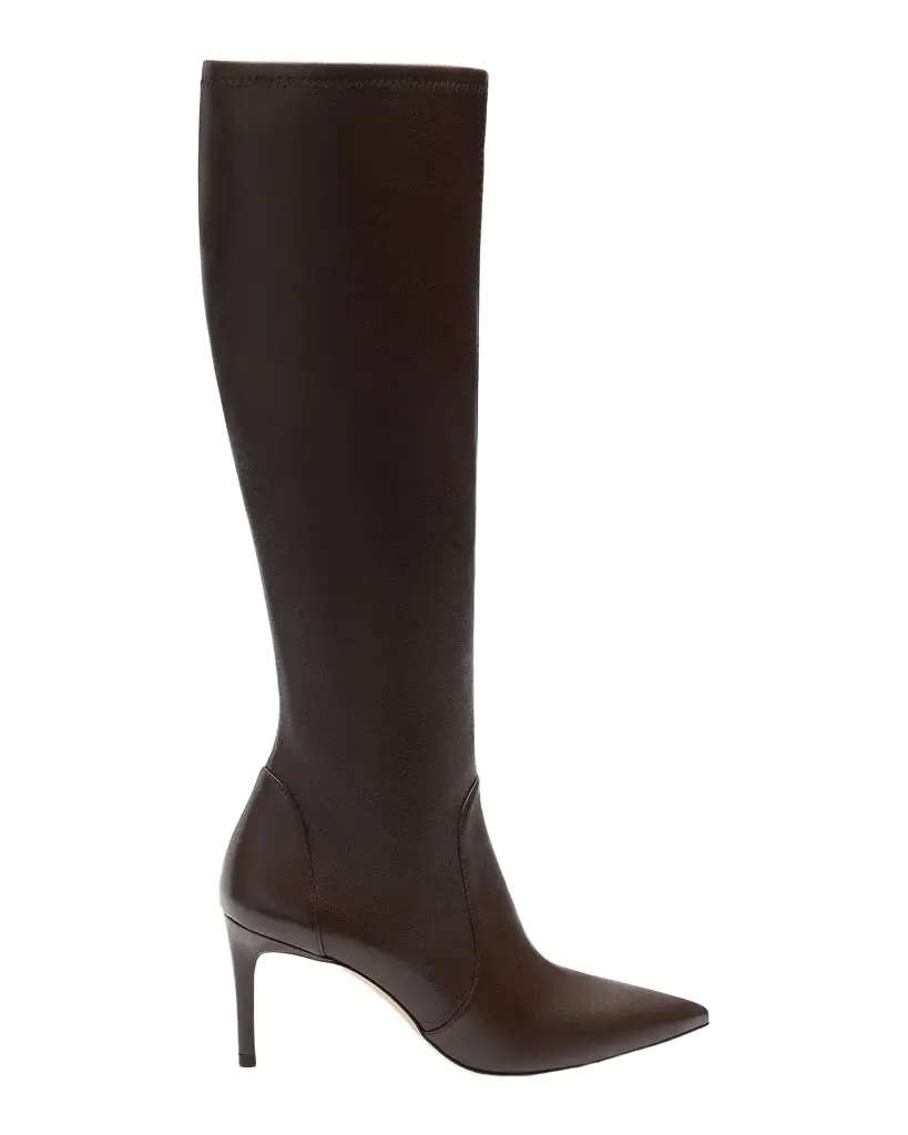 75mm Stuart Power Stretch Leather Knee-High Boots 75mm Stuart Power Stretch Leather Knee-High Boots