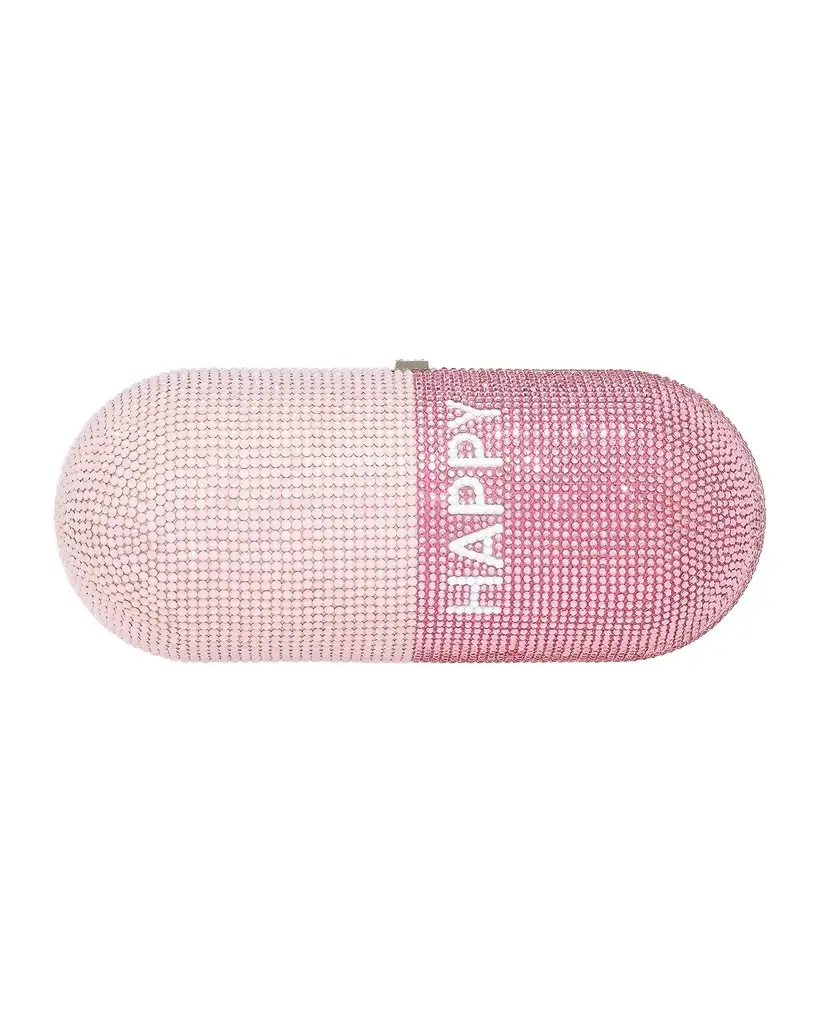 Judith Leiber Couture Happy Pill Capsule Crystal Clutch Bag | Image 1 Judith Leiber Couture Happy Pill Capsule Crystal Clutch Bag | Image 1