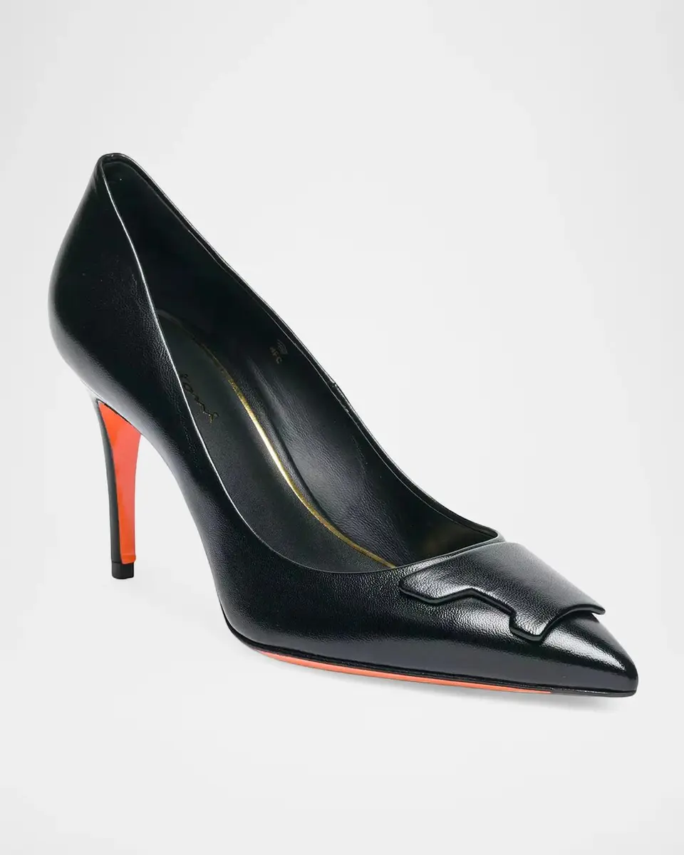 Santoni 85mm Leather Pumps | Thumbnail 2 Santoni 85mm Leather Pumps | Thumbnail 2