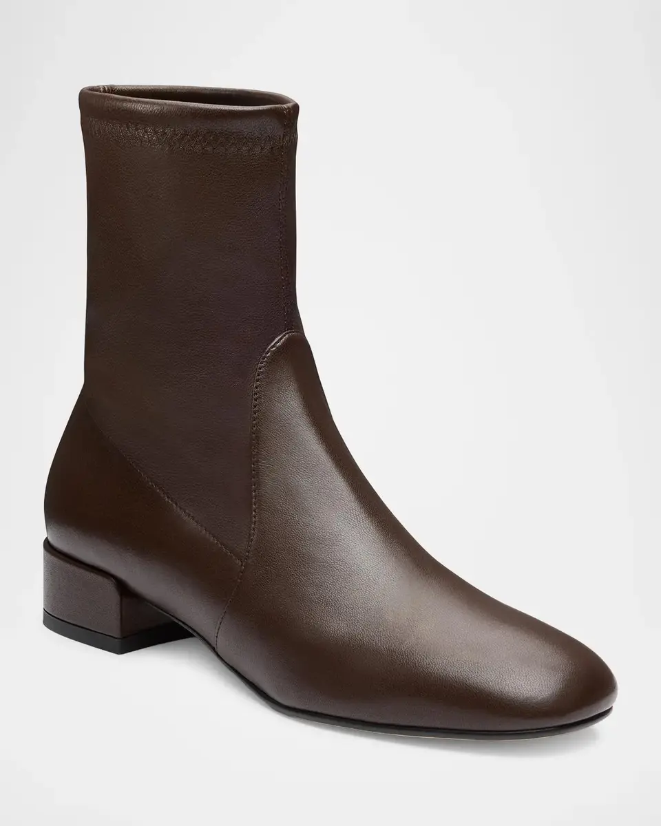 Stuart Weitzman 25mm Bacari Stretch Leather Ankle Boots | Thumbnail 2 Stuart Weitzman 25mm Bacari Stretch Leather Ankle Boots | Thumbnail 2