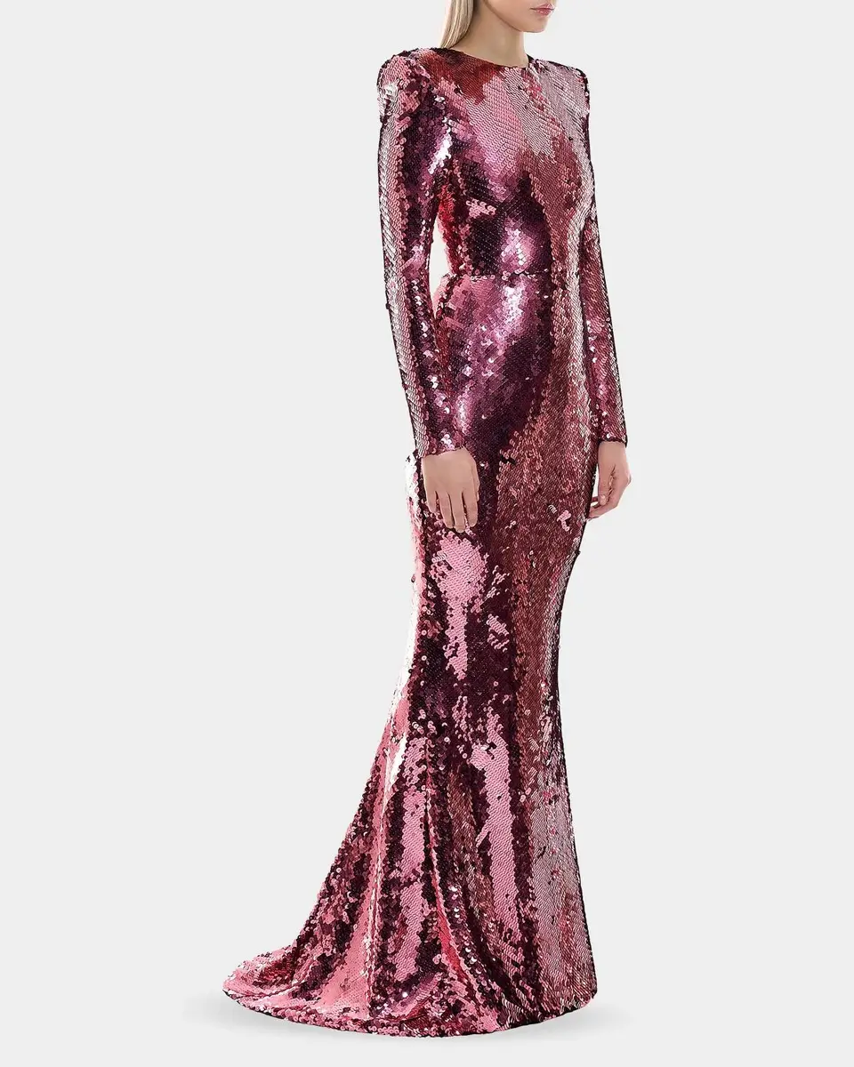 Zhivago The Past Returns Sequin Gown | Thumbnail 4 Zhivago The Past Returns Sequin Gown | Thumbnail 4