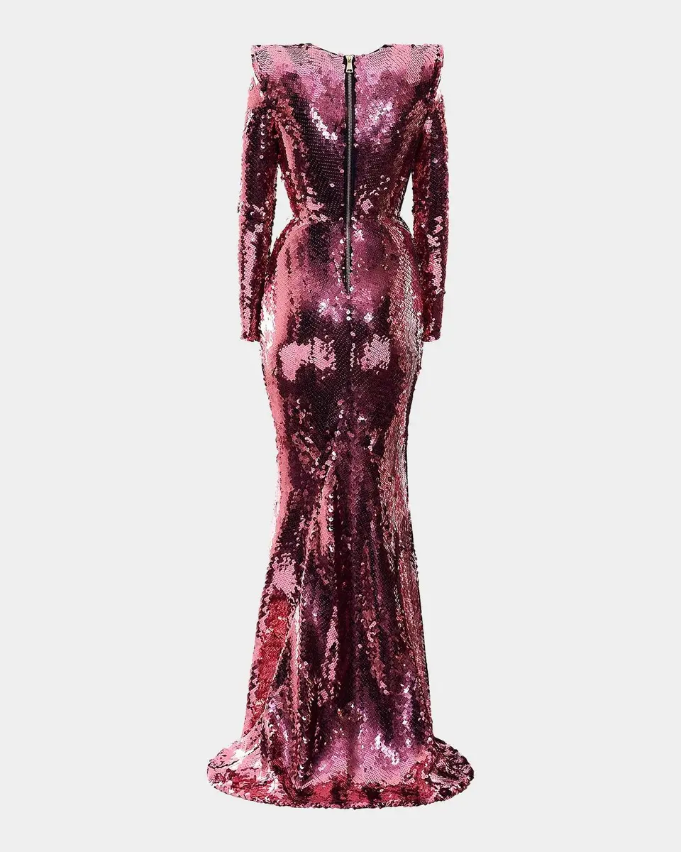 Zhivago The Past Returns Sequin Gown | Thumbnail 5 Zhivago The Past Returns Sequin Gown | Thumbnail 5