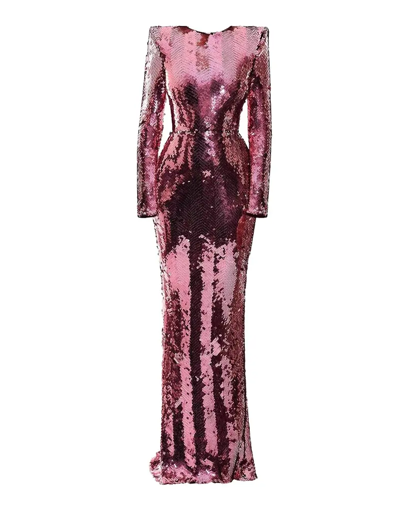 Zhivago The Past Returns Sequin Gown