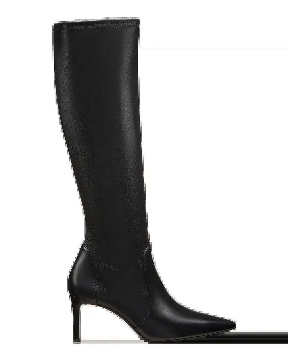 Stuart Weitzman 75mm Stuart Power Stretch Leather Knee-High Boots | Thumbnail 2 Stuart Weitzman 75mm Stuart Power Stretch Leather Knee-High Boots | Thumbnail 2