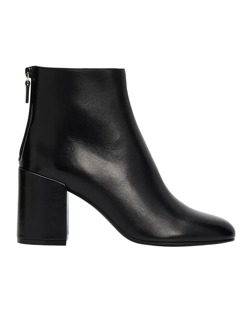 Stuart Weitzman Bacari 75MM Leather Booties