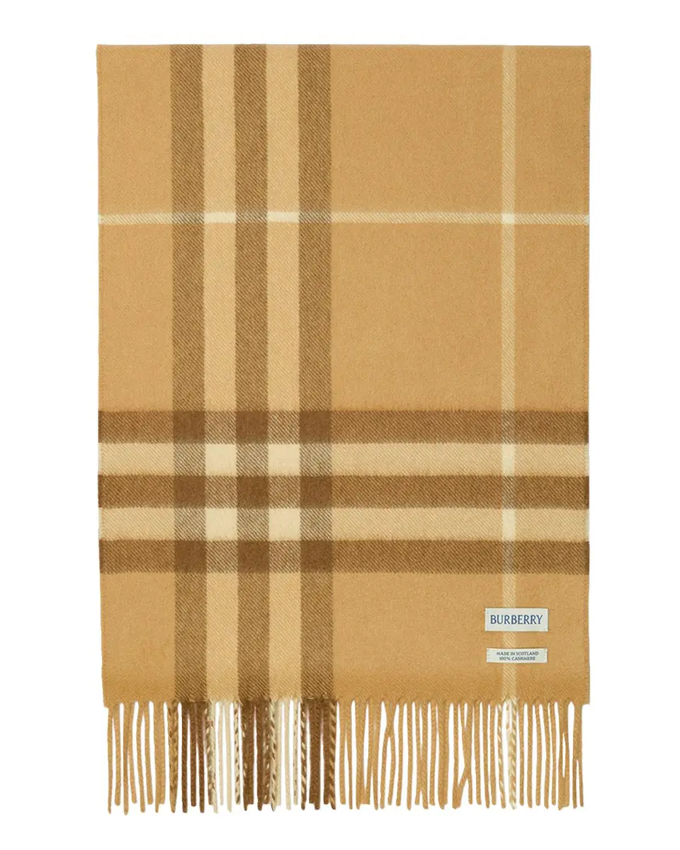 Burberry Men's Check Cashmere Scarf | Thumbnail 3 Burberry Men's Check Cashmere Scarf | Thumbnail 3