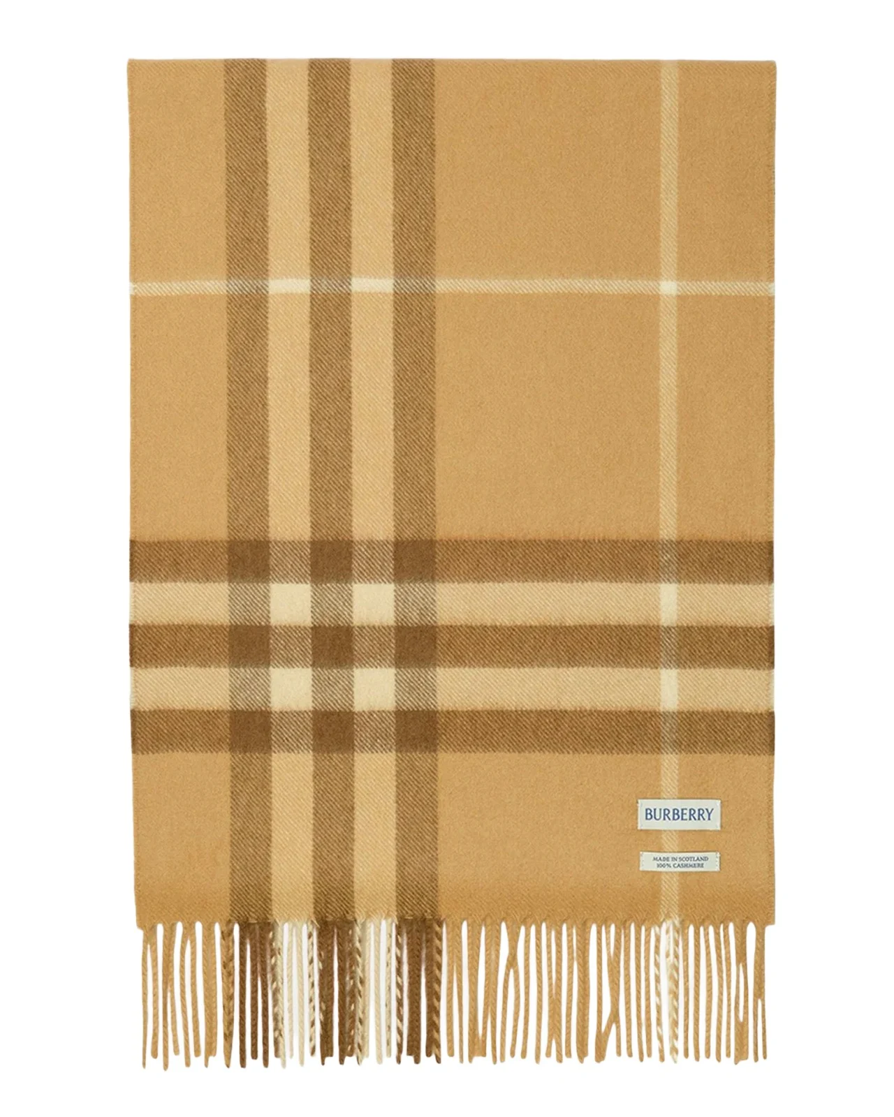 Burberry Men's Check Cashmere Scarf