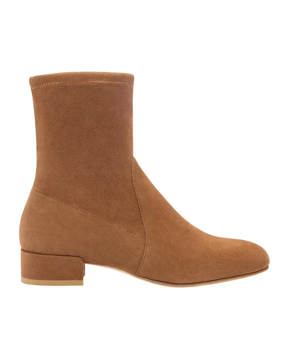 Stuart Weitzman Bacari 25MM Suede Ankle Boots | Thumbnail 3 Stuart Weitzman Bacari 25MM Suede Ankle Boots | Thumbnail 3