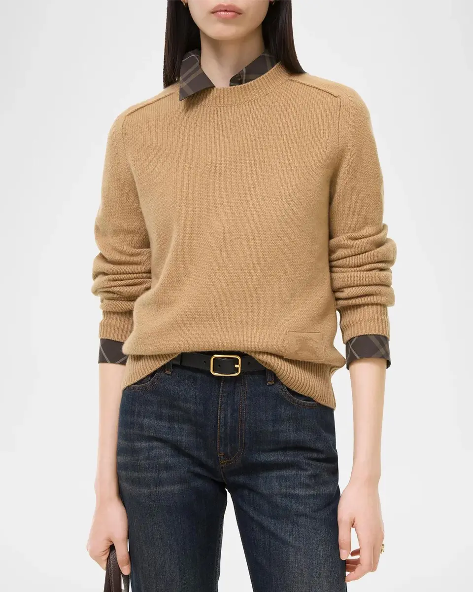 Burberry Constance Cashmere Crewneck Sweater | Thumbnail 2