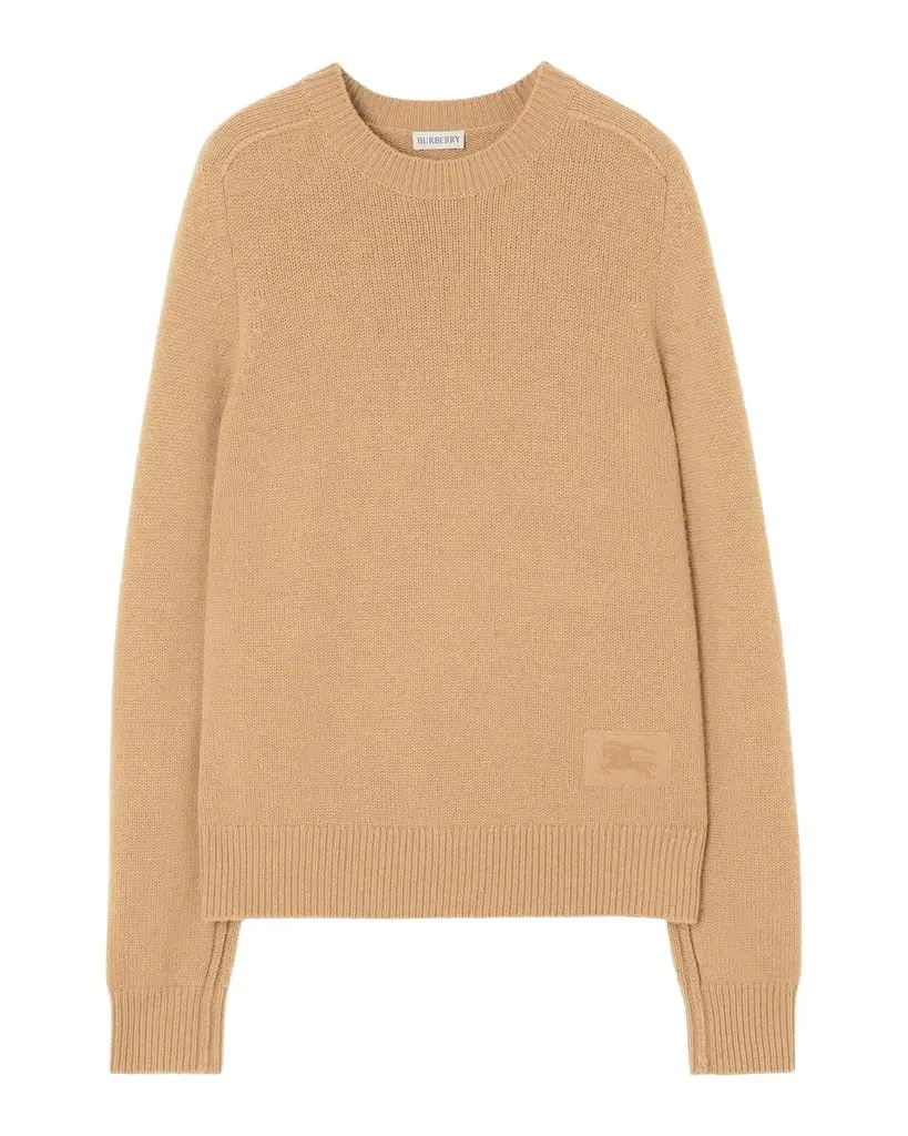 Burberry Constance Cashmere Crewneck Sweater | Image 1 Burberry Constance Cashmere Crewneck Sweater | Image 1