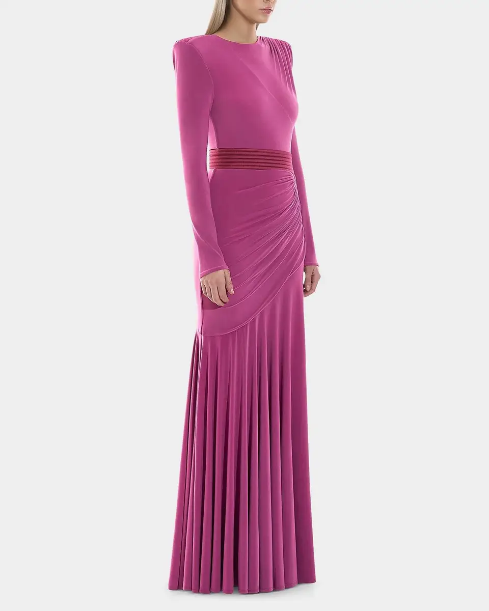 Zhivago How Light She Is Ruched Gown | Thumbnail 4 Zhivago How Light She Is Ruched Gown | Thumbnail 4