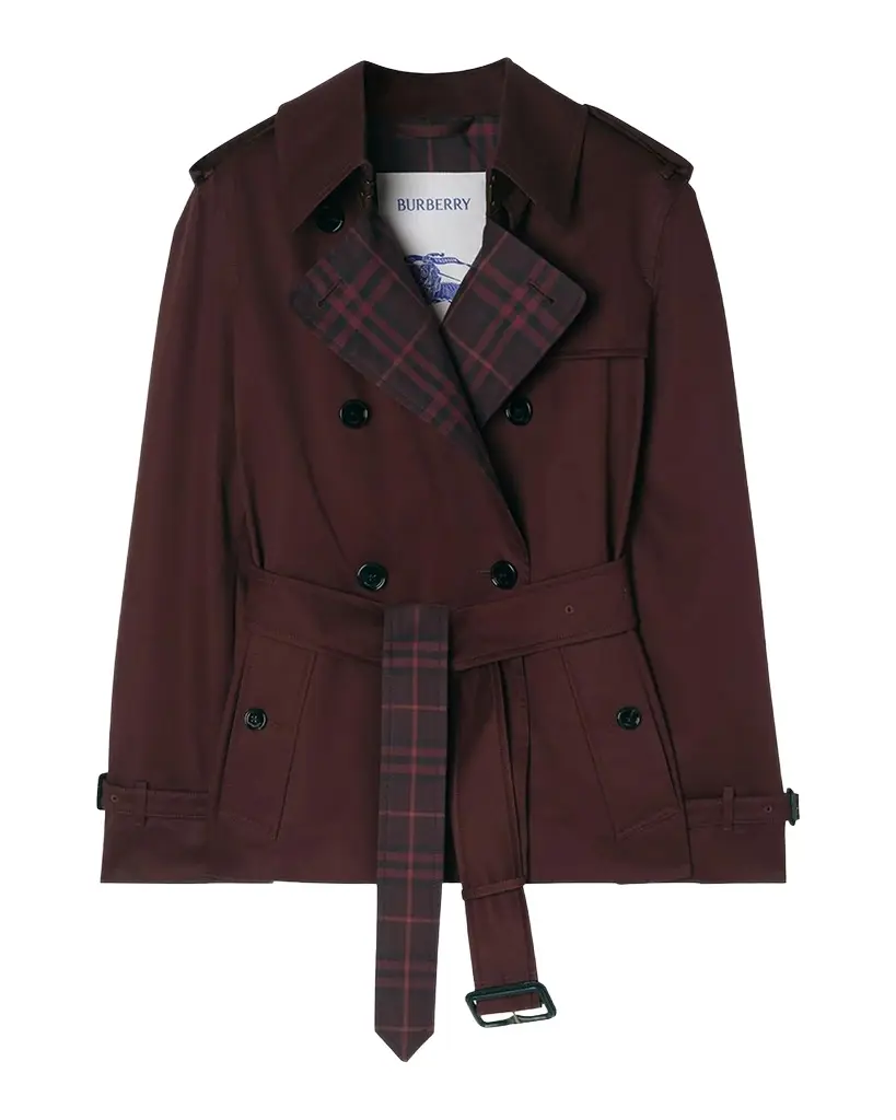 Burberry Lakefield Garbardine Trench Jacket | Image 1 Burberry Lakefield Garbardine Trench Jacket | Image 1